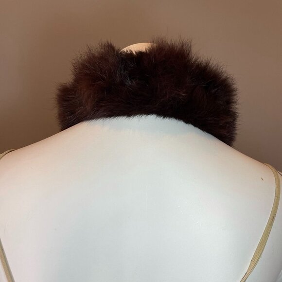 Genuine Rabbit Fur Scarf - Picture 3 of 7